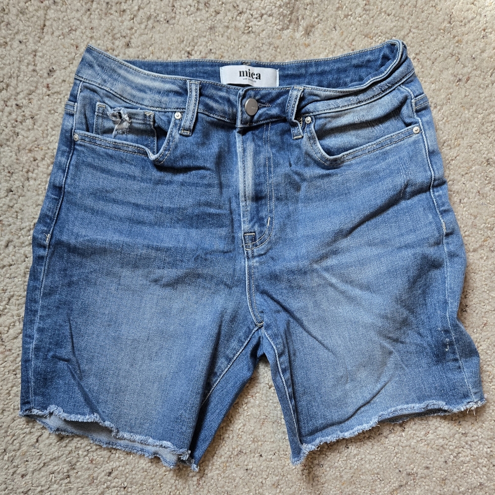 mica Medium Blue Women's Denim Jean Shorts